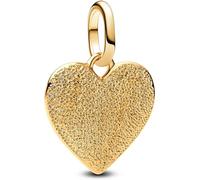 Pandora Me and Moments 14ct Gold Plated Sterling Silver Heart Locket Pendant 2 x 14.4 x 14.3mm No Gemstone 763824C00, 2x14,4x14,3 mm, Sterling Silver, No Gemstone