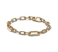 PANDORA ME Link Chain Bracelet In 14K Gold-Plated For Medallion Charms, Size 23, No Box