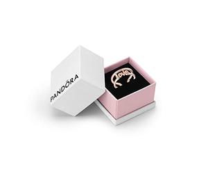 PANDORA ME Love Open Ring, 14k Rose Gold-Plated, Size 56, Gift Box