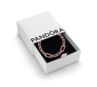 PANDORA ME Slim Link Chain Bracelet In 14K Rose Gold-Plated For Medallion Charms, Size 15, With Gift Box