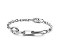 PANDORA ME Slim Link Chain Bracelet In Sterling Silver For Medallion Charms, Size 17.5, No Box