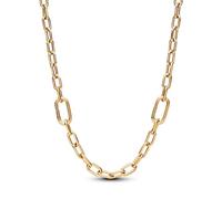 Pandora ME Small link 14k gold-plated necklace, 50