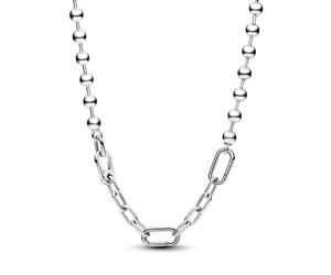 Pandora ME Sterling silver bead & link necklace, 45