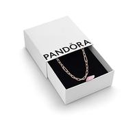 PANDORA ME Sterling Silver Link Chain Necklace | Sterling Silver Link Chain Necklace with Openable Connectors & a Carabiner Clasp, for Medallion Charms