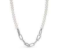PANDORA ME Sterling Silver Link Chain Necklace With Freshwater Cultured Pearl, 45cm, No Box