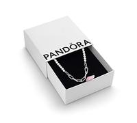 PANDORA ME Sterling Silver Link Chain Necklace With Freshwater Cultured Pearl, 45cm, With Gift Box