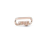 Pandora ME Styling Wort-Link Believe with 14K Rose Gold Plated Alloy