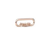 Pandora ME Styling Wort-Link Believe with 14K Rose Gold Plated Alloy