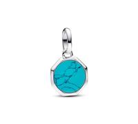Pandora Medallion Sterling Silver 925 793388C01, Turquoise