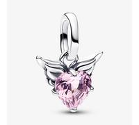 PANDORA ME Winged Pink Heart Mini Dangle Charm 793626C02