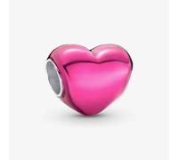 PANDORA Metallic Pink Heart Charm 793337C03