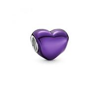 Pandora Metallic Purple Heart Charm 799291C01