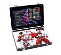 Pandora Mini Portable 30000 in 1 Metal Box 3D Arcade Game Console, Folding Notebook 19 inch Screen Retro Electronic Game Console, with Search/Hide/Pause Functions