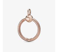 PANDORA Moments 14ct Rose Gold Plated O Loose Pendant 388296