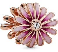 Pandora Moments 14k Rose Gold-Plated Pink Daisy Flower Stud