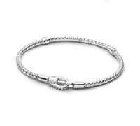 PANDORA Moments 593680C01-16 Sterling Silver Stud Bracelet 16 cm 16 cm Sterling Silver No Gemstone, 16 cm, Sterling Silver, No Gemstone