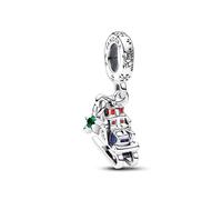 Pandora Moments 792977C01 sled pendant charm, silver,