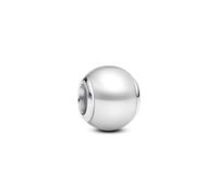 PANDORA Moments 793781C01 White Charm Made of Sterling Silver with Faux Pearl Compatible Moments Bracelets, 10,4x10,4x9 mm, Sterling Silver, No Gemstone