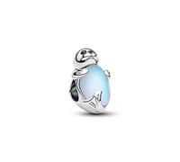 Pandora Moments 794146C01 Sterling Silver Seal Charm with Artificial Crystal and Moonstone Glass Compatible Moments