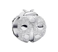 PANDORA Moments 794527C00 Textured Ladybird Mini Charm Sterling Silver Compatible Moments