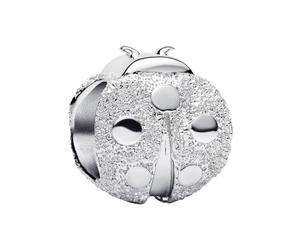 PANDORA Moments 794527C00 Textured Ladybird Mini Charm Sterling Silver Compatible Moments