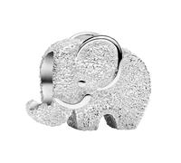 PANDORA Moments 794528C00 Sterling Silver Structured Mini Elephant Beads Compatible with Moments