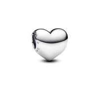 Pandora Moments Be Love Gravierbares Herz Charm aus Sterling Silber,Kompatibel mit Pandora Moments Armbänder,793439C00, Eén maat, Sterling Silver, No Gemstone