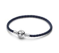 Pandora Moments Bracelet 592790C01-S2 blue leather