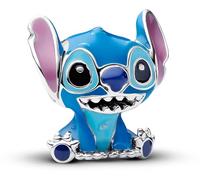 Pandora Moments Disney Stitch 793815C01 Sterling Silver Charm Compatible with Moments Pendant, 9.9x13.4x13.3mm, Sterling Silver, No Gem, 9,9x13,4x13,3 mm, Sterling Silver, No Gemstone