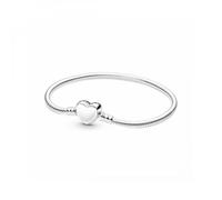 Pandora Bracelets Moments Bracelet Snake Chain Design with Heart Clasp 599206C00