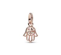 Pandora Moments Hamsa hand 14k rose gold-plated dangle