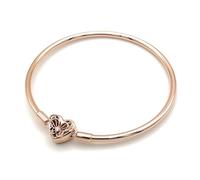 Pandora Moments Heart & Butterfly Rose Gold Bangle 582594C01-19cm