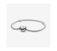 Pandora Moments Silver Heart Clasp Bracelet - 21cm