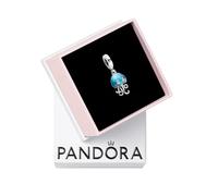 Pandora Moments Jellyfish sterling silver dangle with clear cubic zirconia and color changing enamel