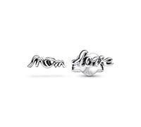 Pandora Moments Love mum sterling silver stud earrings