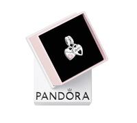 PANDORA Moments, Mother and Daughter Double Heart Split Charm, Gift Box