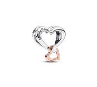Pandora Two-tone Openwork Infinity Heart Charm
