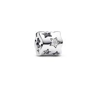 Pandora Moments Openwork star sterling silver charm with clear cubic zirconia