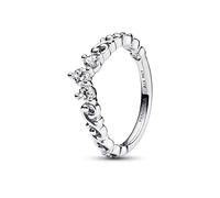 Pandora Moments Regal tiara sterling silver ring with clear cubic zirconia, 52