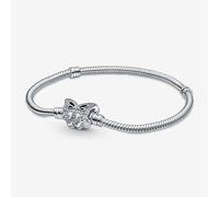 Pandora Moments S925 Butterfly Clasp Snake Chain Bracelet 590782C01-18 cm 6 3/4"