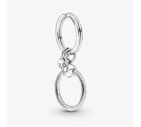 PANDORA Moments Silver Charm Keyring 399566C00