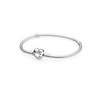 Pandora Moments Silver Heart Clasp Bracelet - 16cm
