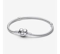PANDORA Moments Silver Heart Clasp Bracelet 590719-18