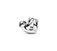 Pandora Moments Sloth sterling silver charm with brown and black enamel
