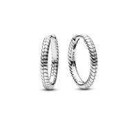 Pandora Moments Small Silver Hoop Earrings
