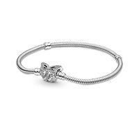 Pandora Moments Butterfly Clasp Snake Chain Bracelet 18 cm