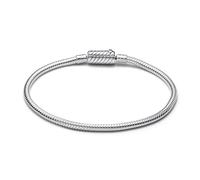 Pandora Moments Snake chain sterling silver bracelet with magnetic clasp, 18
