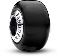 Pandora Moments Sterling silver charm with black Murano glass