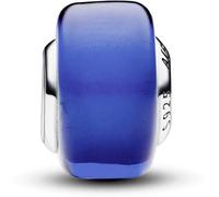 Pandora Moments Sterling silver charm with blue Murano glass