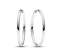 Pandora Moments Sterling silver hoop earrings